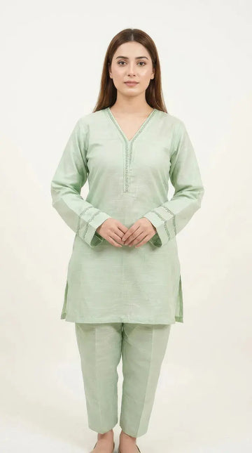 The Ziya Collection — Soft Pistachio