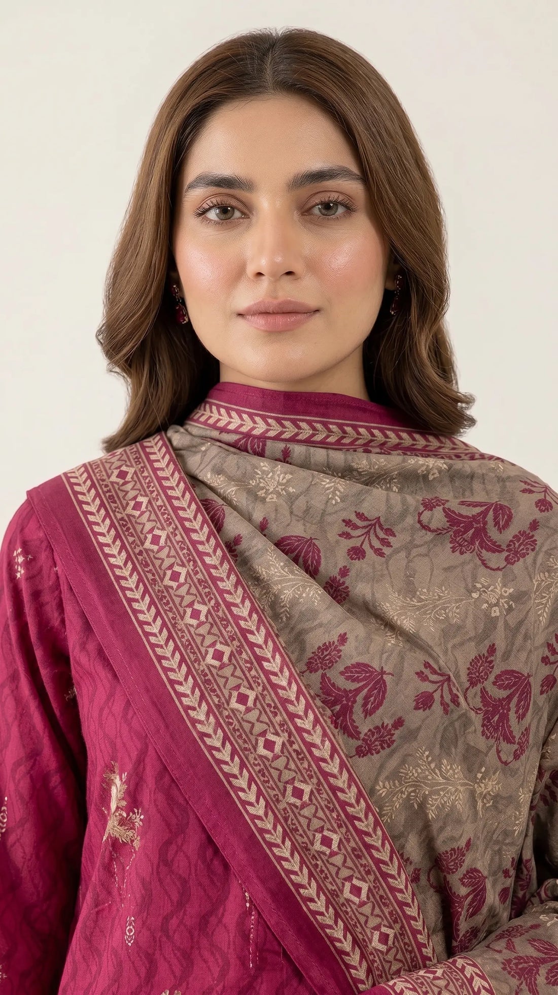 3 Piece – Printed Lawn Suit (Unstitched) - ATISHI